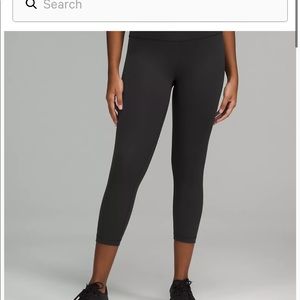 Womens lululemon leggings crop 23” wunder trains